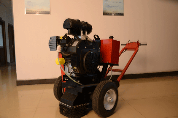 Construction Process by Crack router and Crack sealing machine
