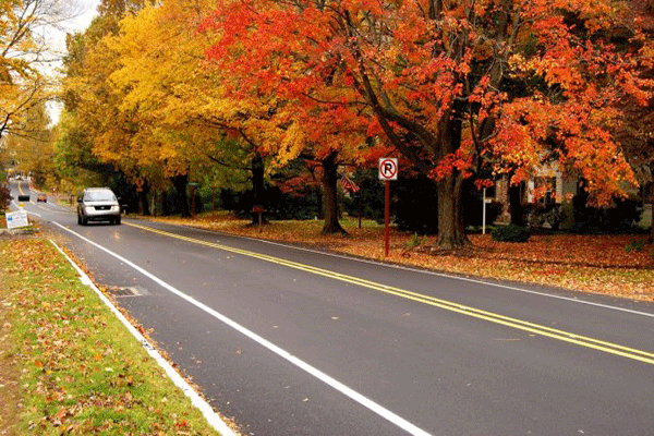 Autumn Asphalt Pavement Maintenance